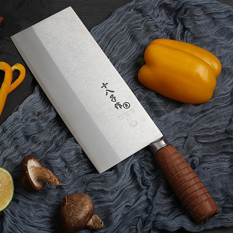 Wok Carbon Steel - Shibazi Cleaver Knife Chef Slicing Cooking
