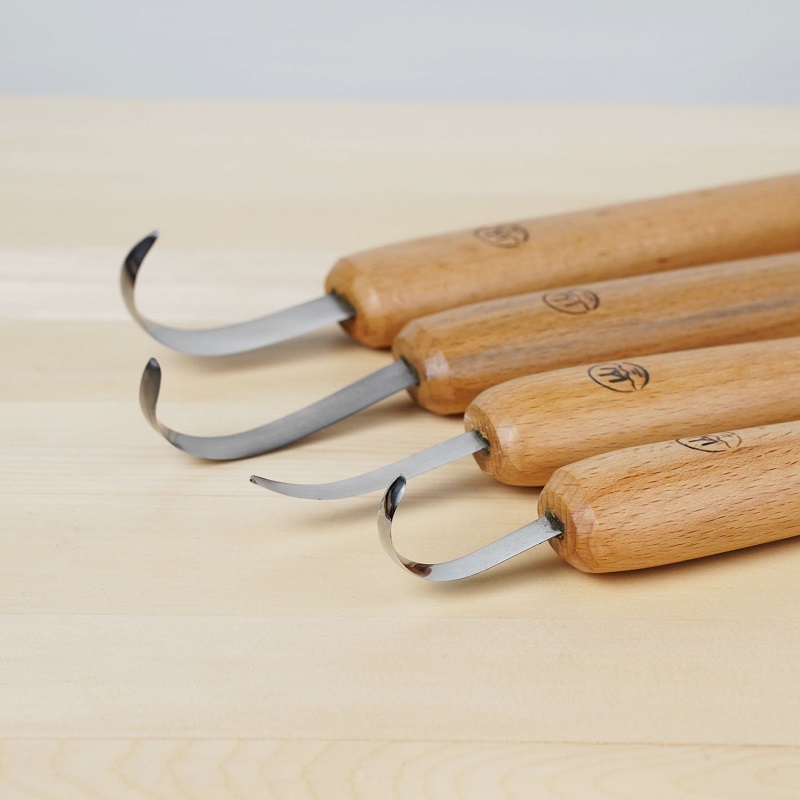 Wok Carbon Steel - Carving knives Handmade wood carving knives