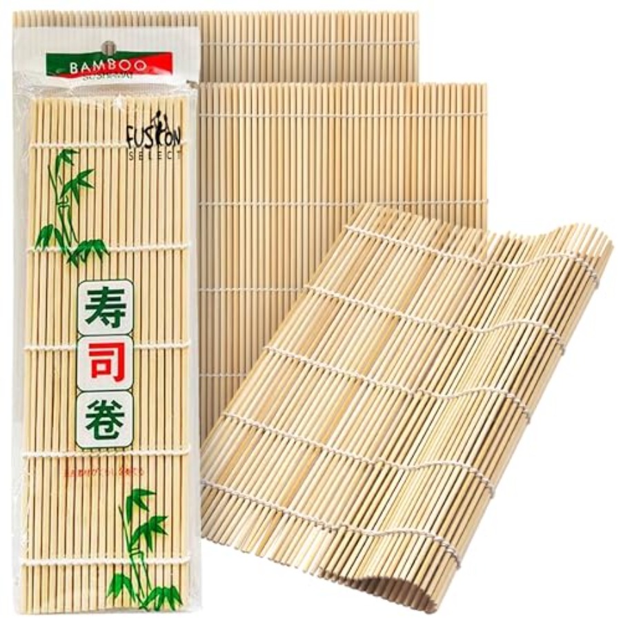 Sushi Mat Bamboo - 3 Pk Bamboo Sushi Mat -