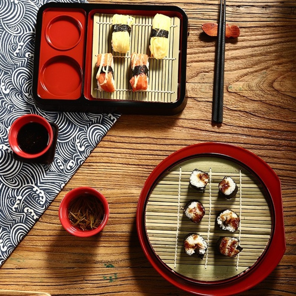 Japanese Style Cold Noodle Dis - Sushi Mat Bamboo avis et prix