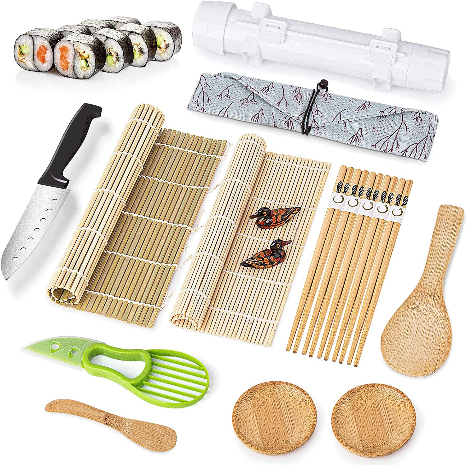 Sushi Making Set With Various  - Sushi Mat Bamboo avis et prix