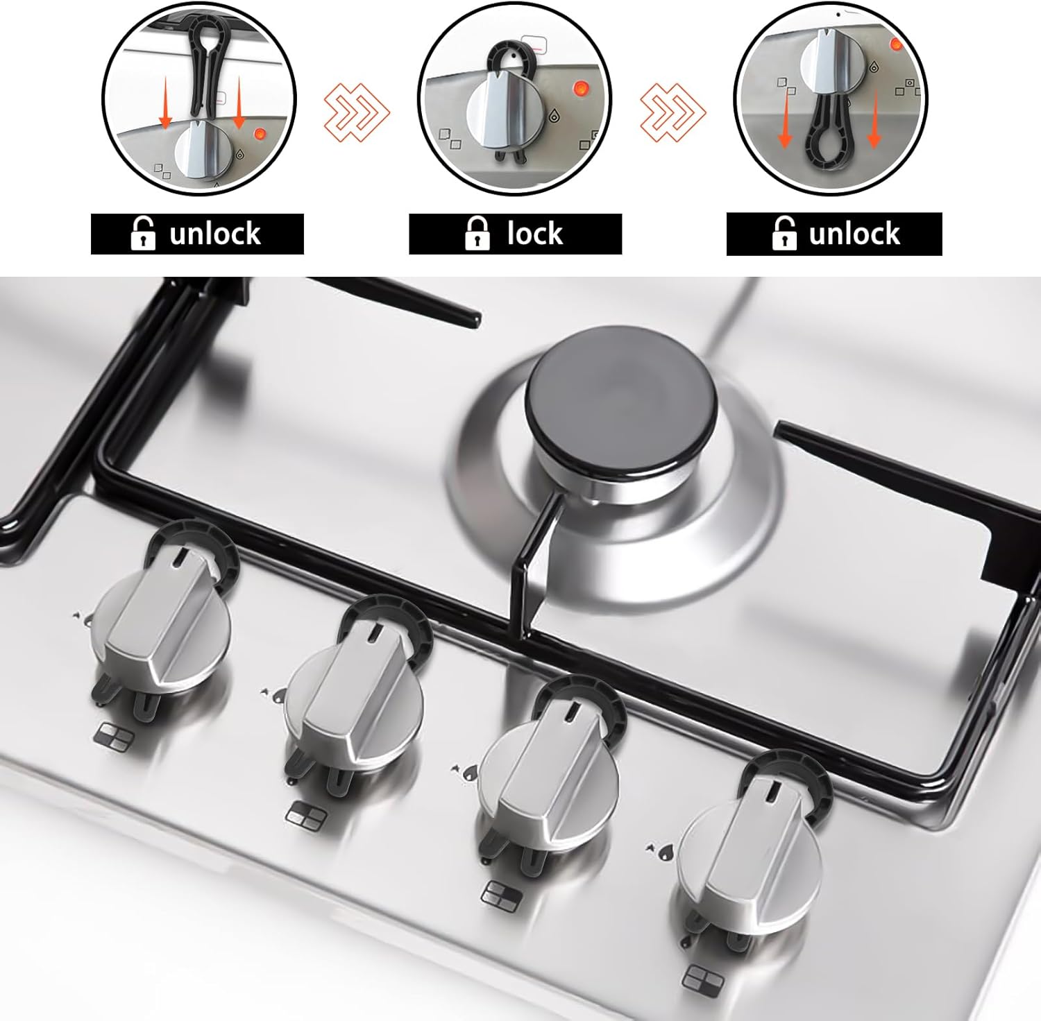 Stove Knob Locks Child Proof S - Home Cooking Gas avis et prix