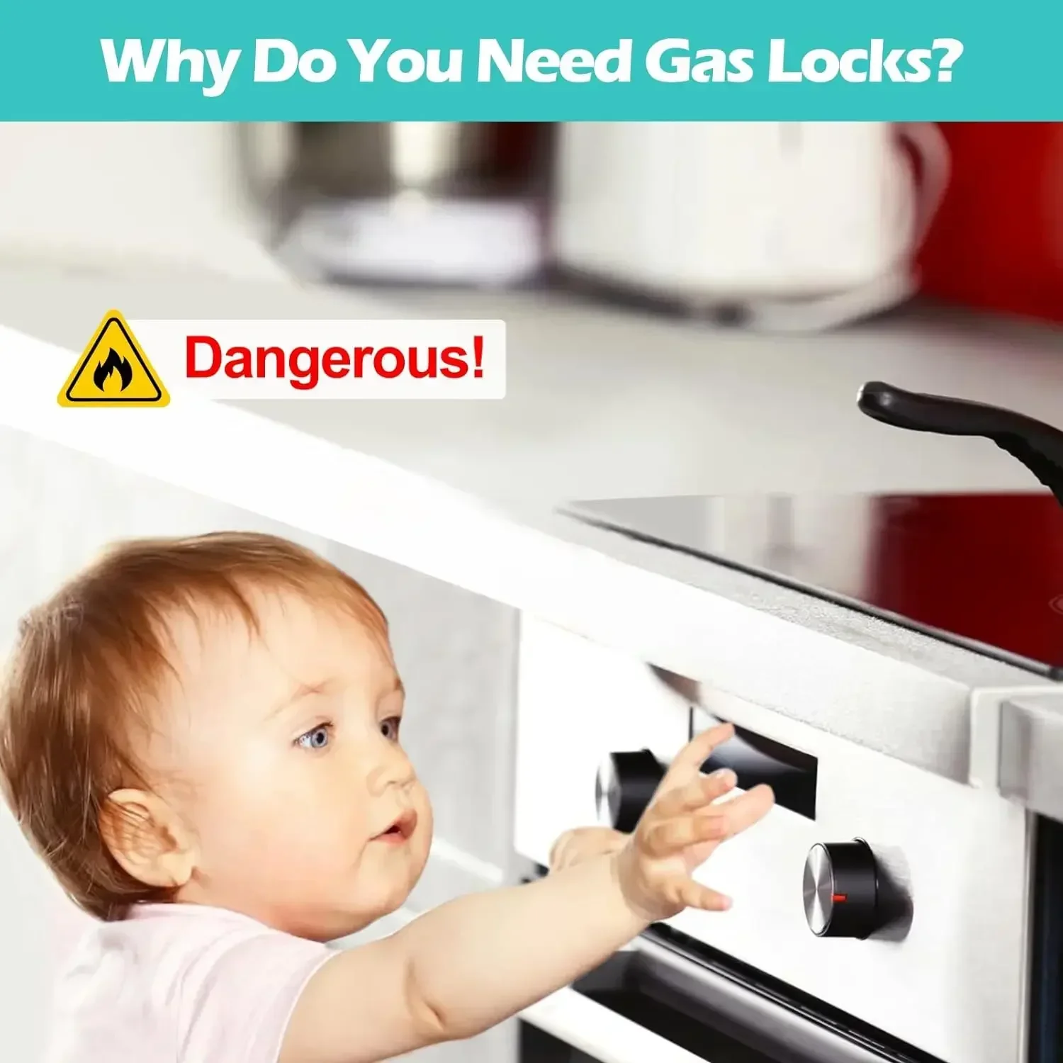 Stove Knob Locks Child Proof S - Home Cooking Gas avis et prix