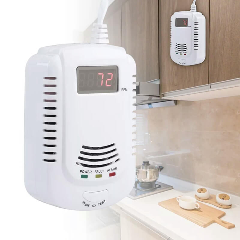 2 in 1 Gas Detector, Plug-in H - Home Cooking Gas avis et prix