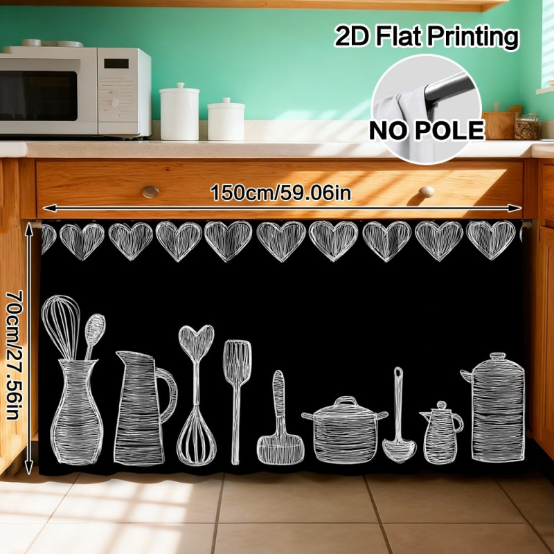 VIKAMA cabinet curtains with c - Home Cooking Youtube avis et prix
