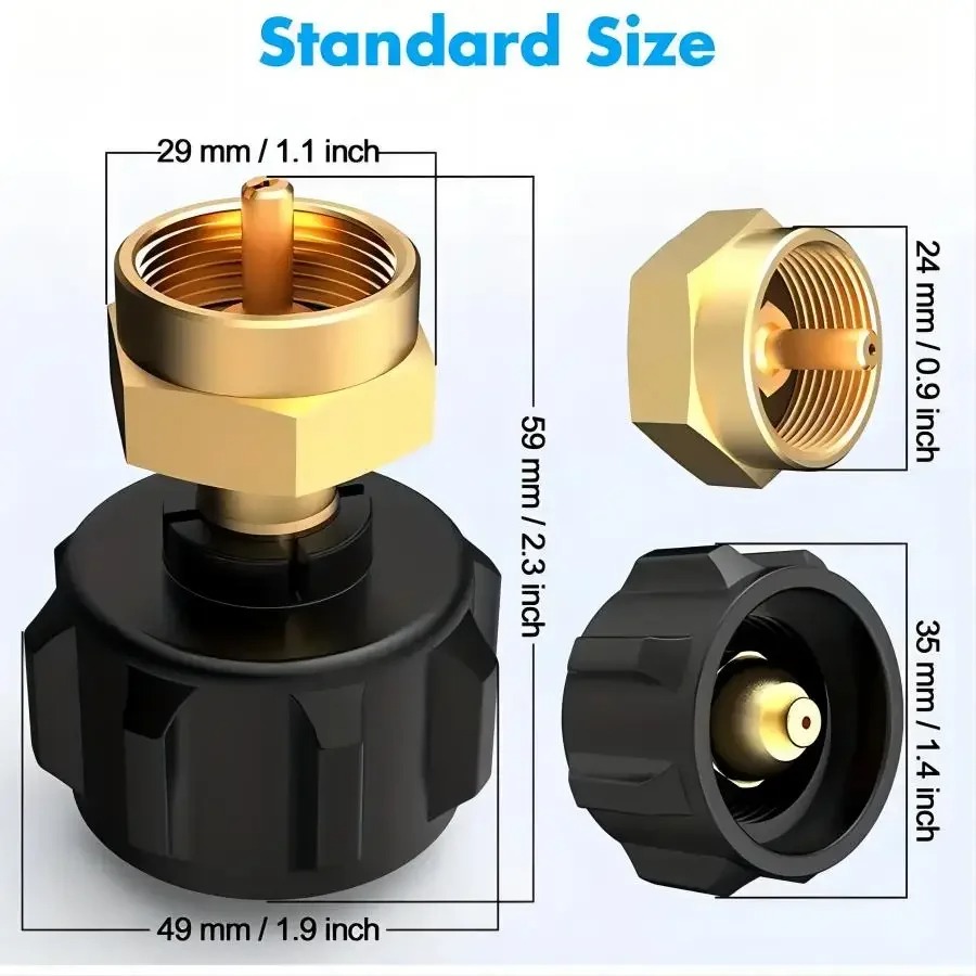 Brass Refill Adapter for 1LB B - Home Cooking Gas avis et prix