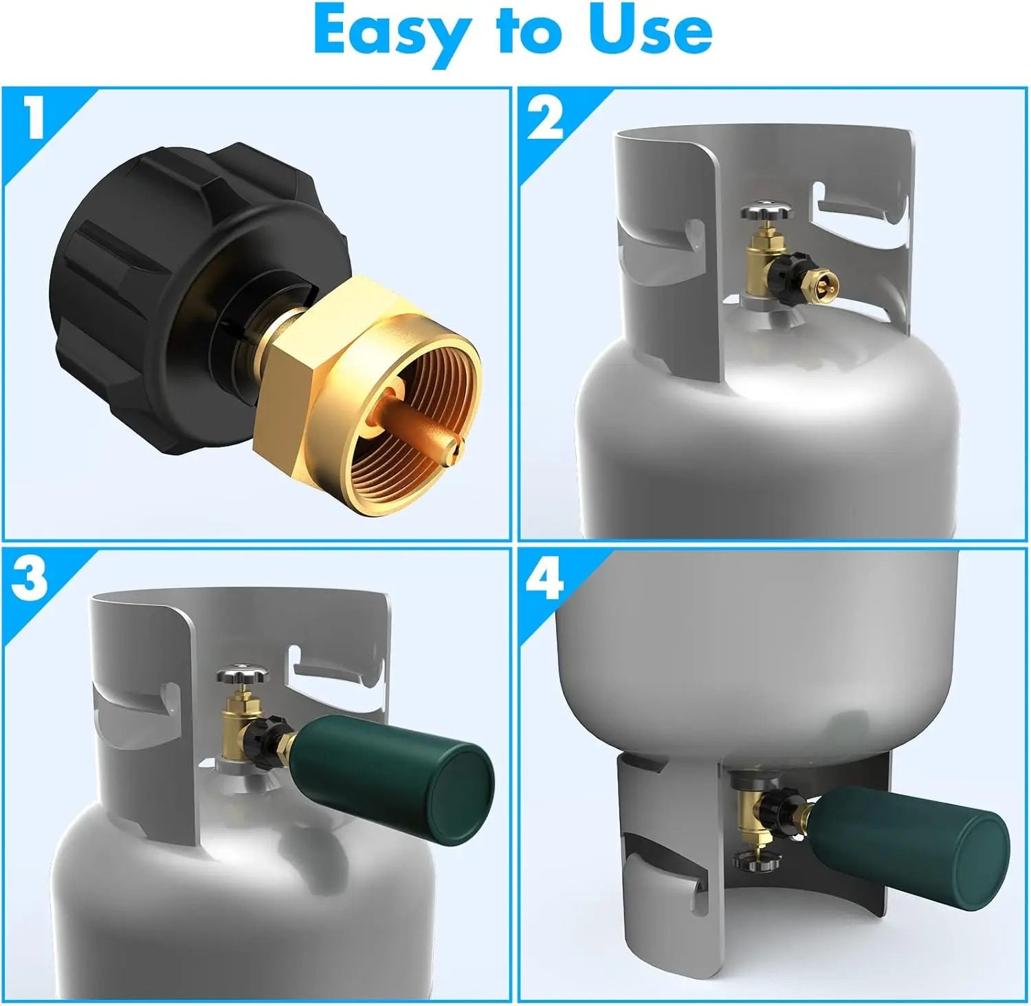 Brass Refill Adapter for 1LB B - Home Cooking Gas avis et prix
