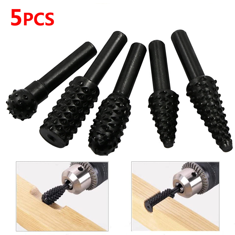 5PCS Drill Bit Set 1/4'' 6mm S - Wok Carbon Steel avis et prix