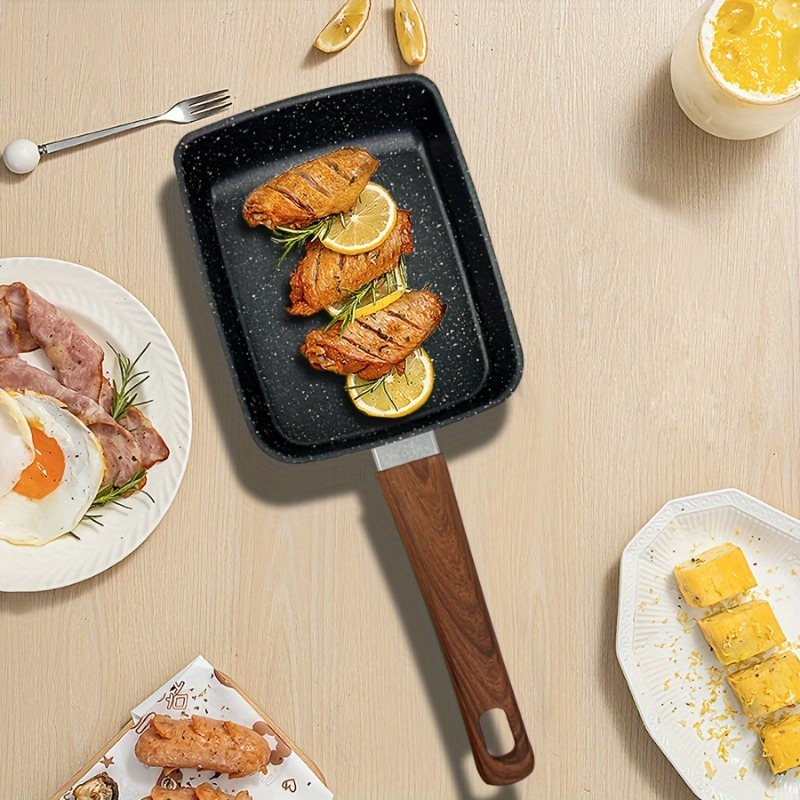1PCS Egg Fry Pan Square Cast I - Dosa Pan Iron avis et prix