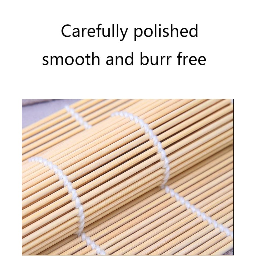2 Pack Bamboo Sushi Rolling Ma - Sushi Mat Bamboo avis et prix