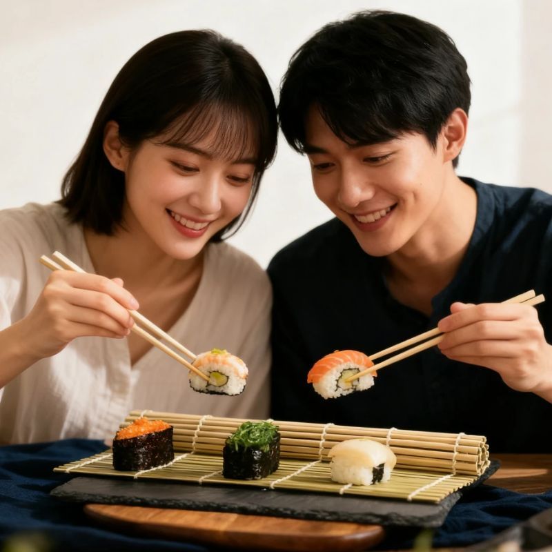 Natural Bamboo Sushi Mat Squar - Sushi Mat Bamboo avis et prix