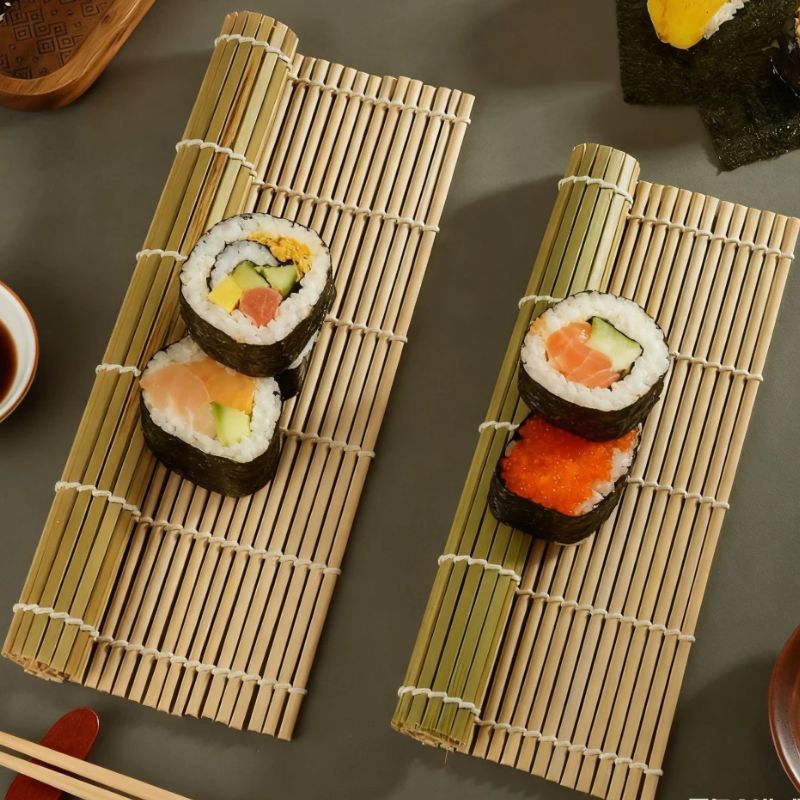 Natural Bamboo Sushi Mat Squar - Sushi Mat Bamboo avis et prix