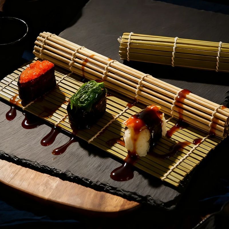 Natural Bamboo Sushi Mat Squar - Sushi Mat Bamboo avis et prix