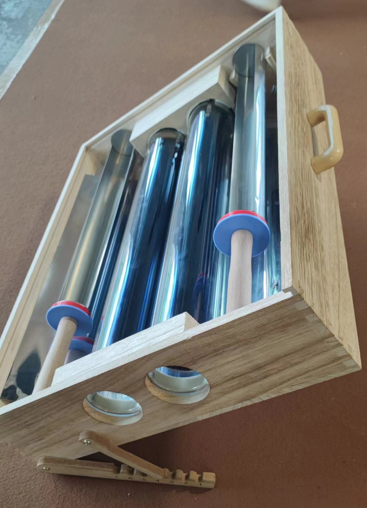 Double Tube Wooden Solar Cooke - Home Cooking Youtube avis et prix