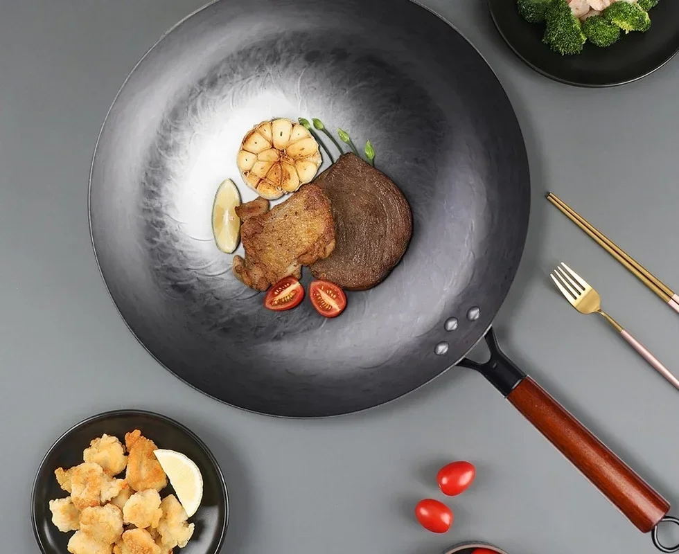 #q ForCraft Wok Flat Hand Hamm - Wok Carbon Steel avis et prix