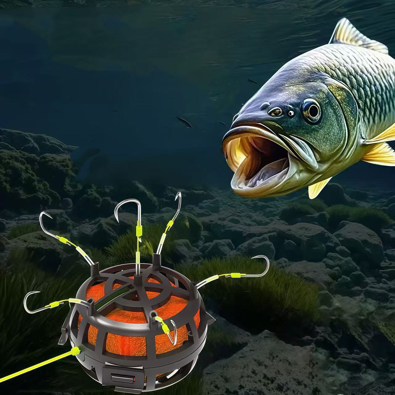 Bottom-casting fish hook, Euro - Wok Carbon Steel avis et prix