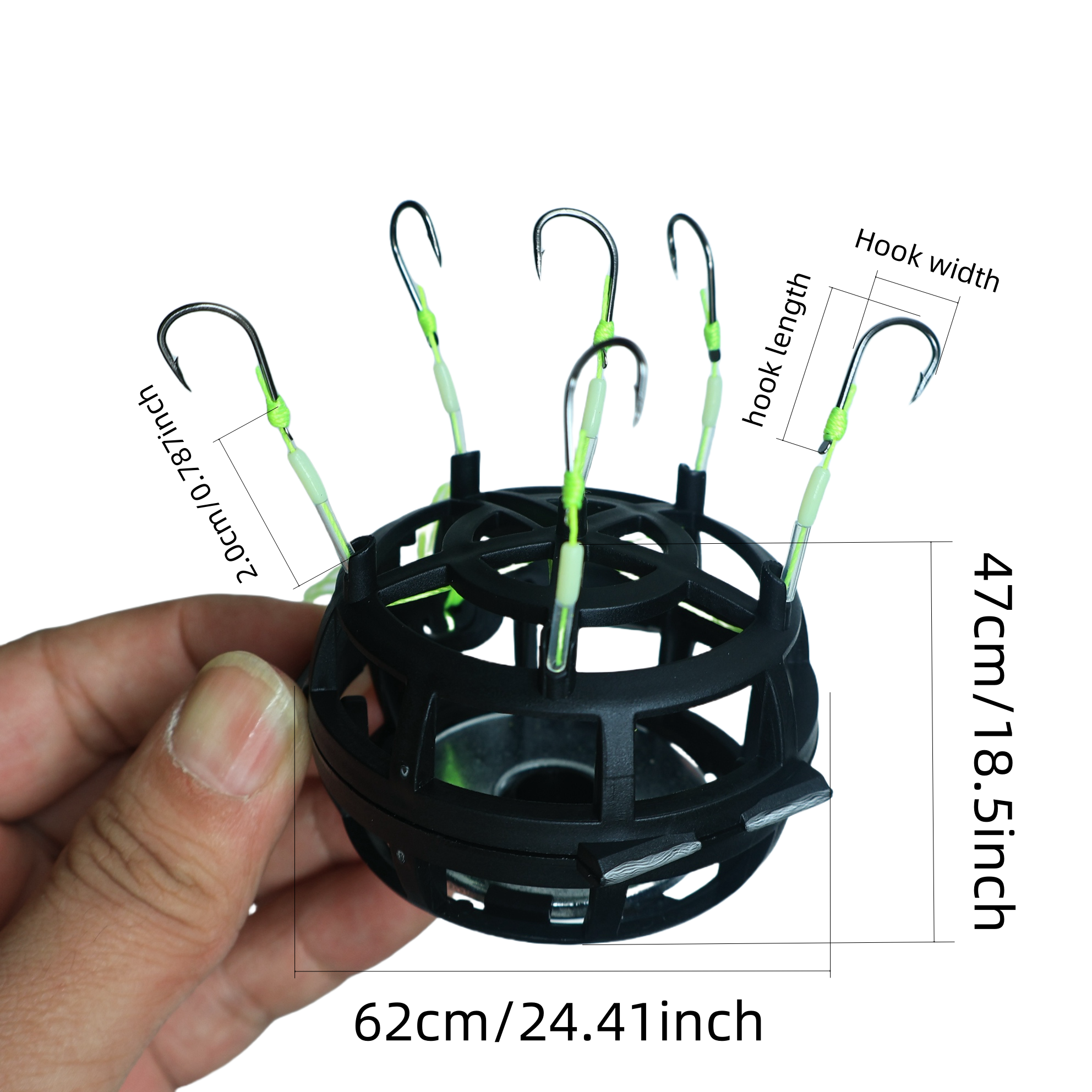 Bottom-casting fish hook, Euro - Wok Carbon Steel avis et prix