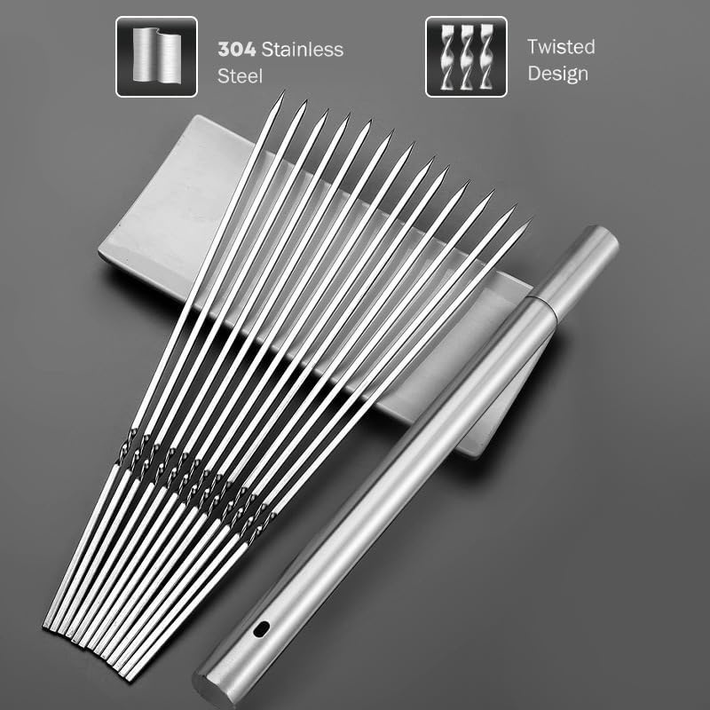Stainless Steel Barbecue Skewe - Dosa Pan Iron avis et prix