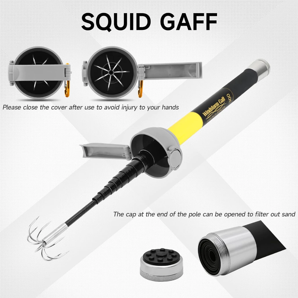 SANLIKE Fishing-Squid Gaff 3M/ - Wok Carbon Steel avis et prix