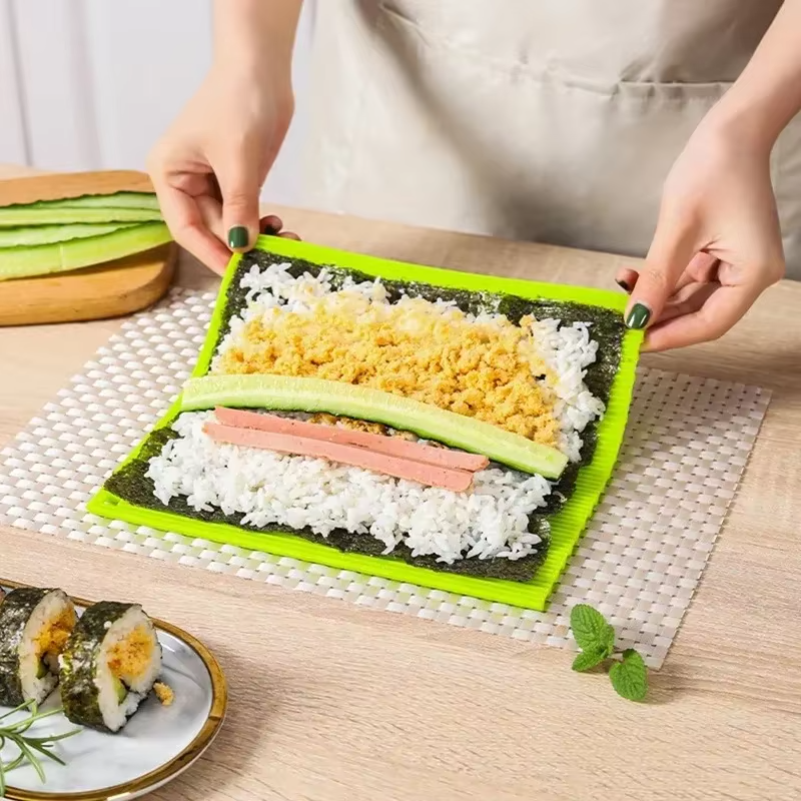 Reusable Silicone Sushi Roller - Sushi Mat Bamboo avis et prix