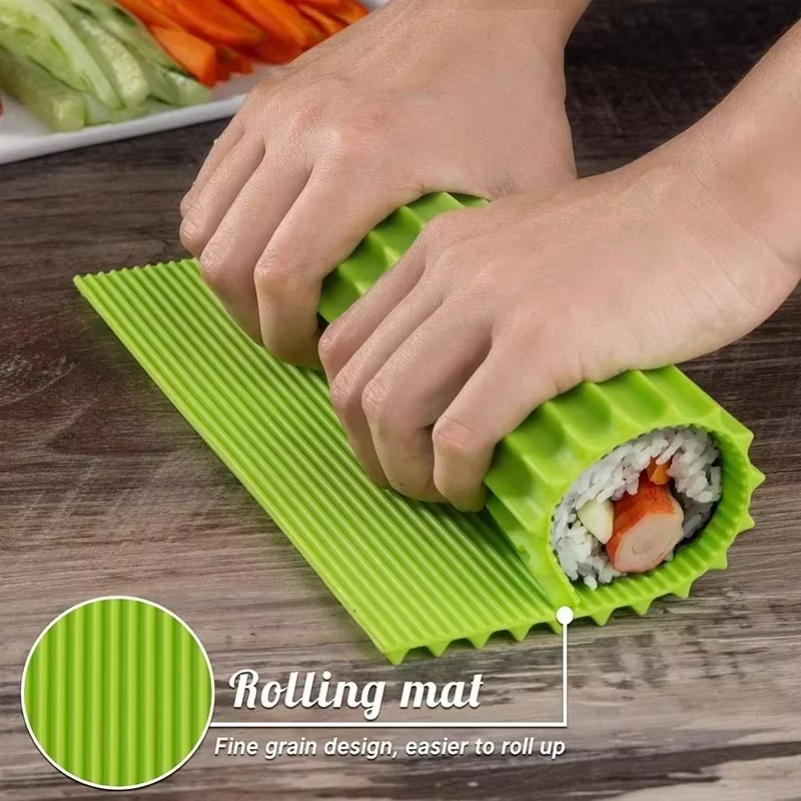 Reusable Silicone Sushi Roller - Sushi Mat Bamboo avis et prix