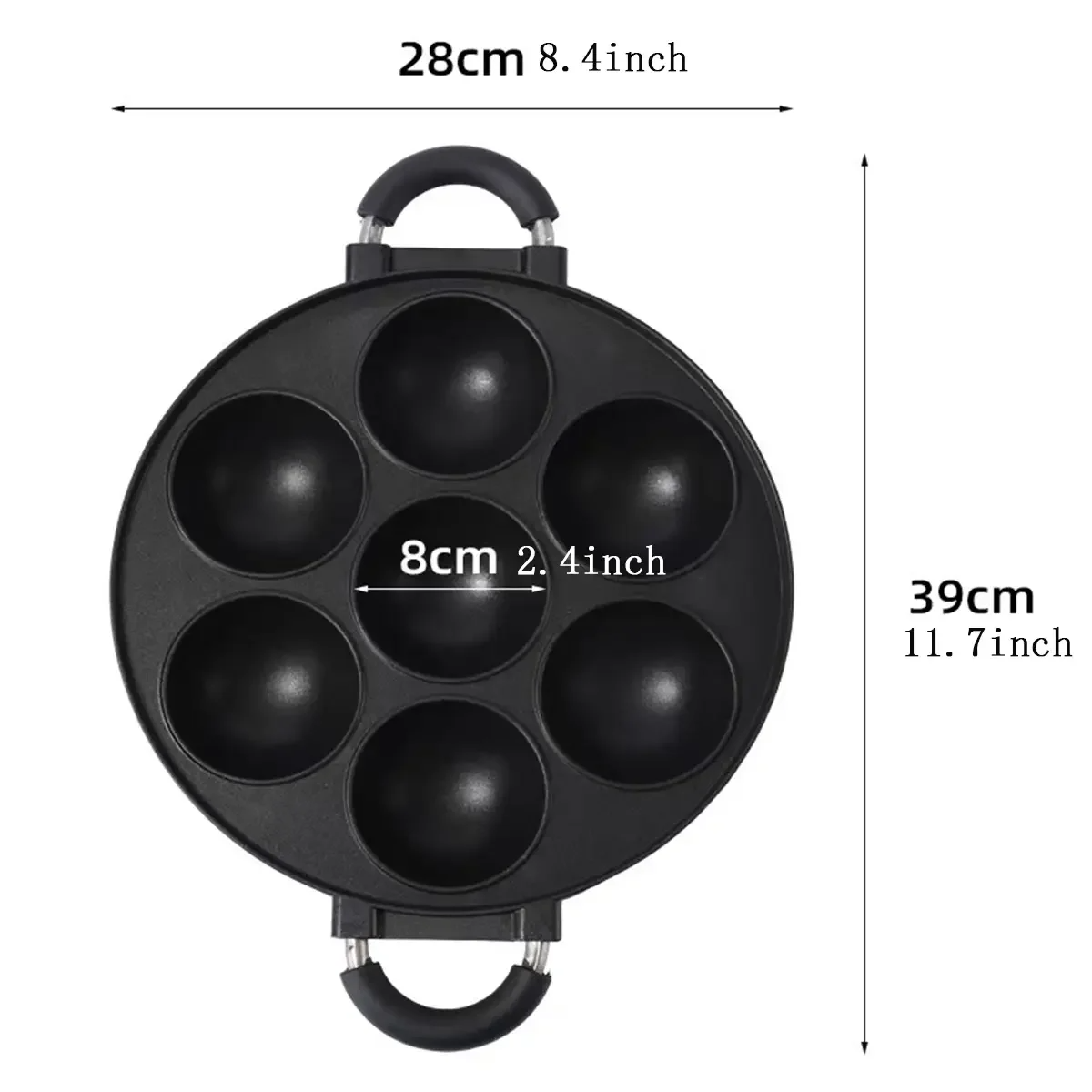 7 Hole Cake Cooking Pan Cast I - Dosa Pan Iron avis et prix