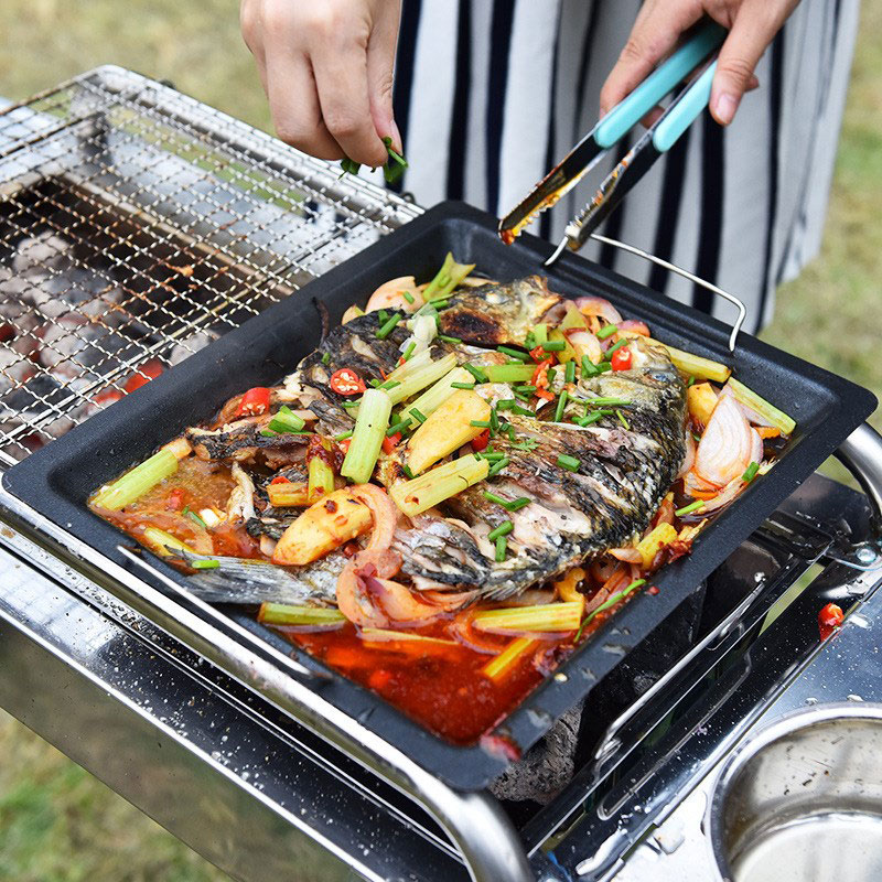 Outdoors Thick Square Grill Pa - Dosa Pan Iron avis et prix