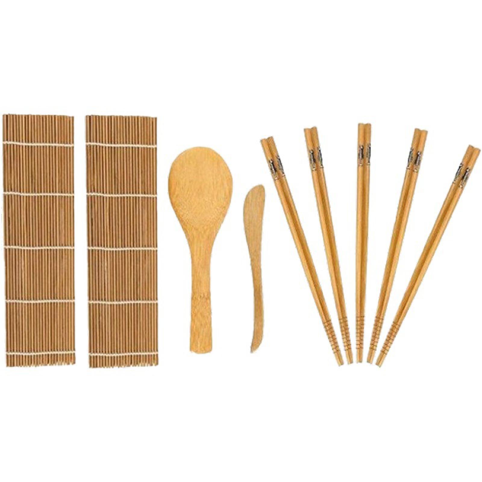 9 Pieces Sushi Making Set Bamb - Sushi Mat Bamboo avis et prix