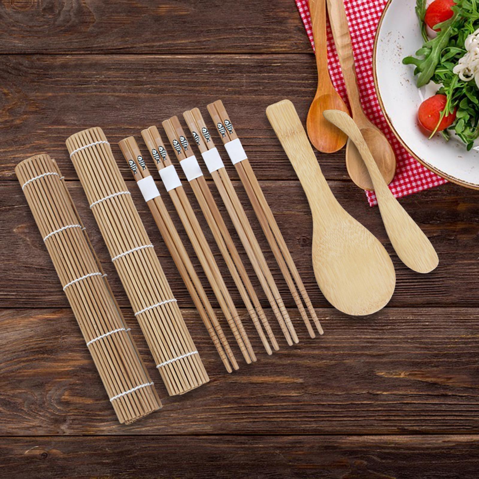 9 Pieces Sushi Making Set Bamb - Sushi Mat Bamboo avis et prix
