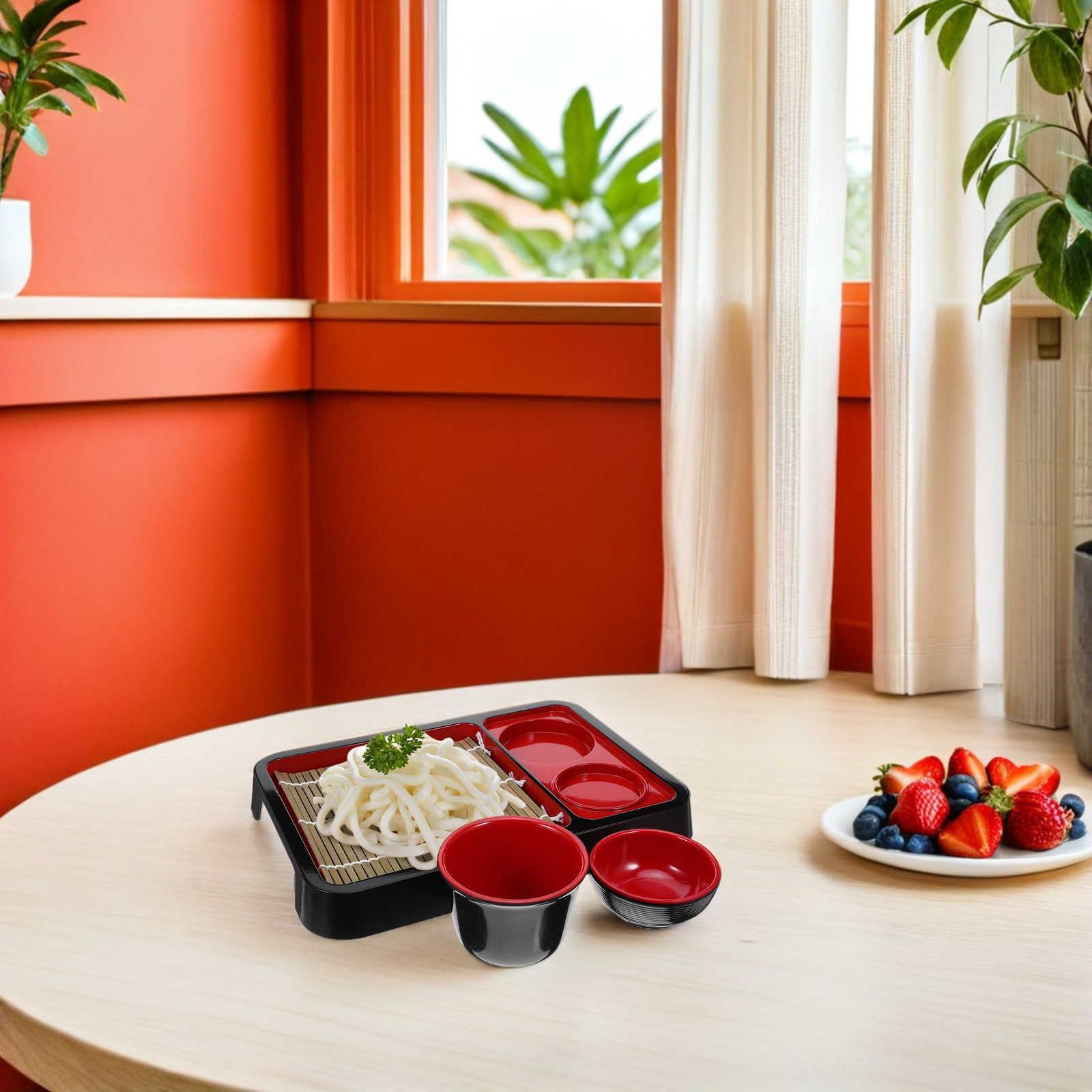 Cold Noodle Dish Soba Udon Foo - Sushi Mat Bamboo avis et prix