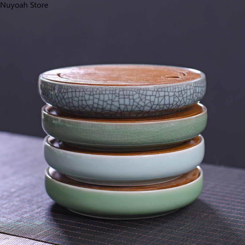 Ceramic Round Tea Tray Househo - Sushi Mat Bamboo avis et prix