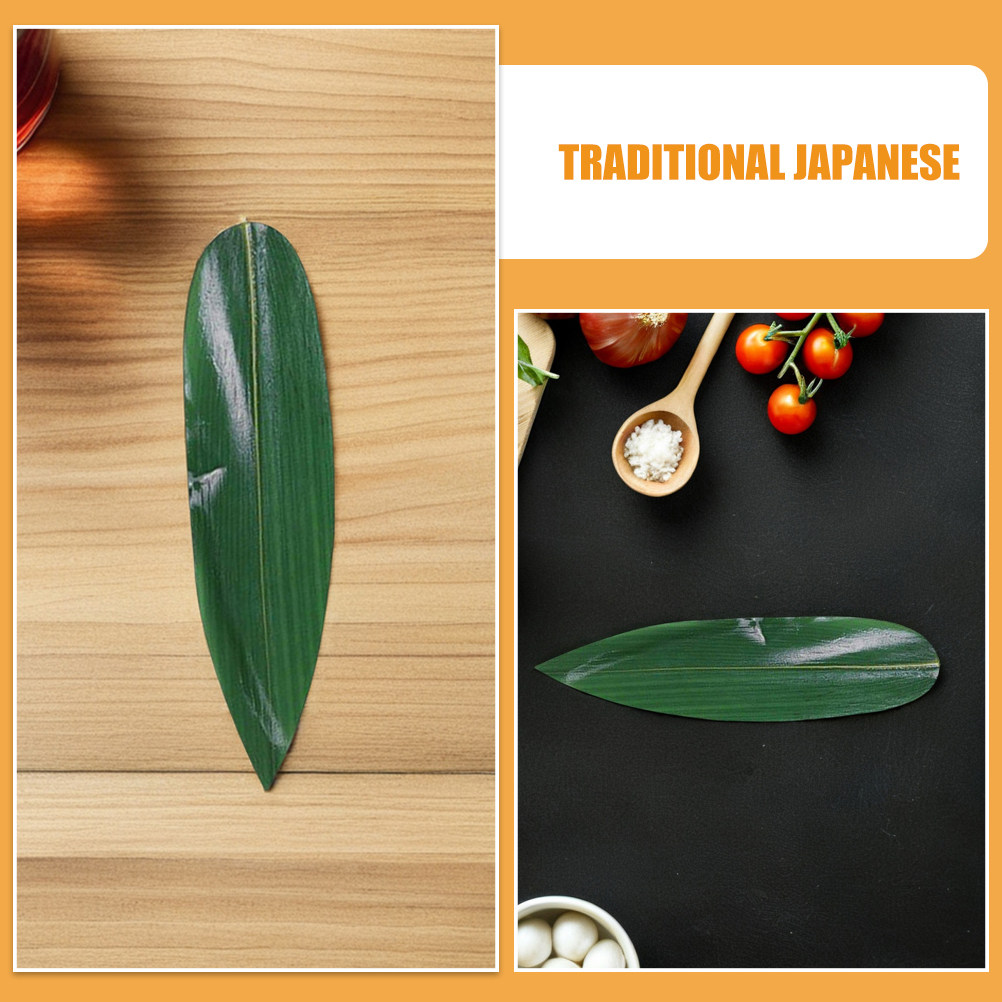 100Pcs Bamboo Leaf Sushi Mats  - Sushi Mat Bamboo avis et prix