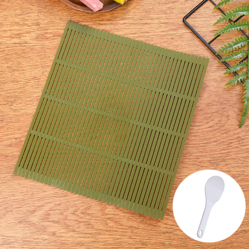 Large Green Plastic Sushi Tool - Sushi Mat Bamboo avis et prix
