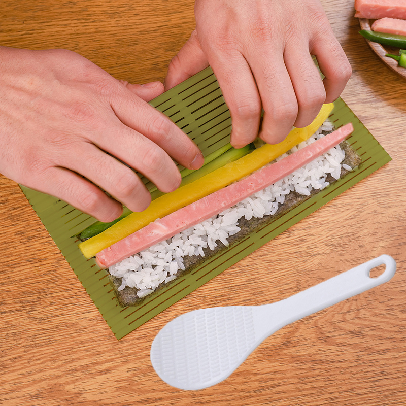 Large Green Plastic Sushi Tool - Sushi Mat Bamboo avis et prix